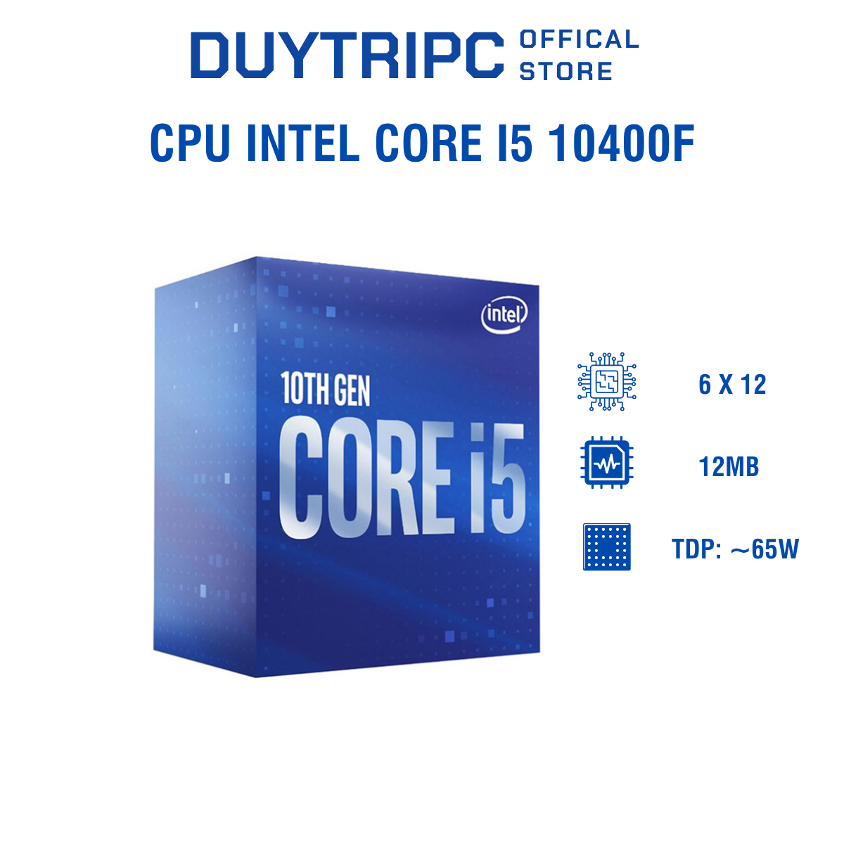 CPU Intel Core i5 10400F (TRAY)